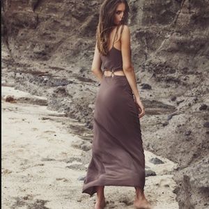 Acacia Swimwear Santiago dress in fig